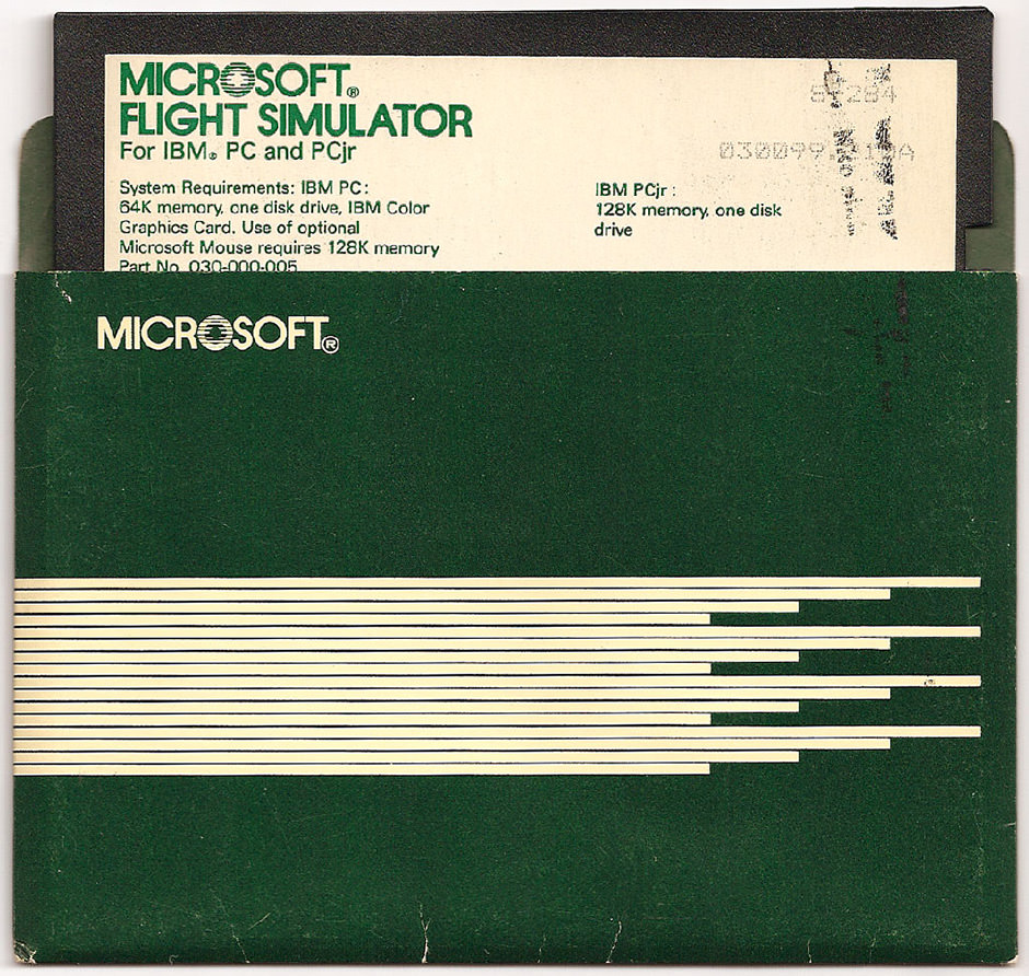 MS Flight Simulator v2 Floppy Disk - front