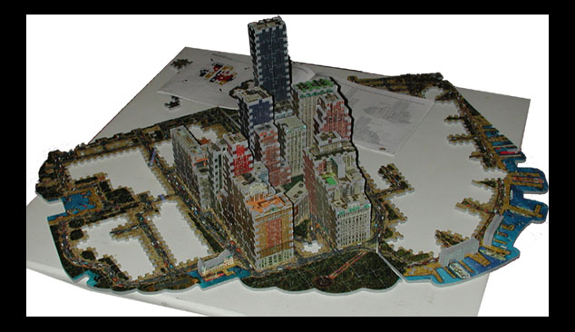 Financial Puzzle 3D New York 925 Pezzi Pieces WREBBIT PUZZLE W3D-2013 